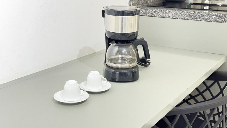 Studio Exclusivo + AC + Piscina + Metrô + Vaga