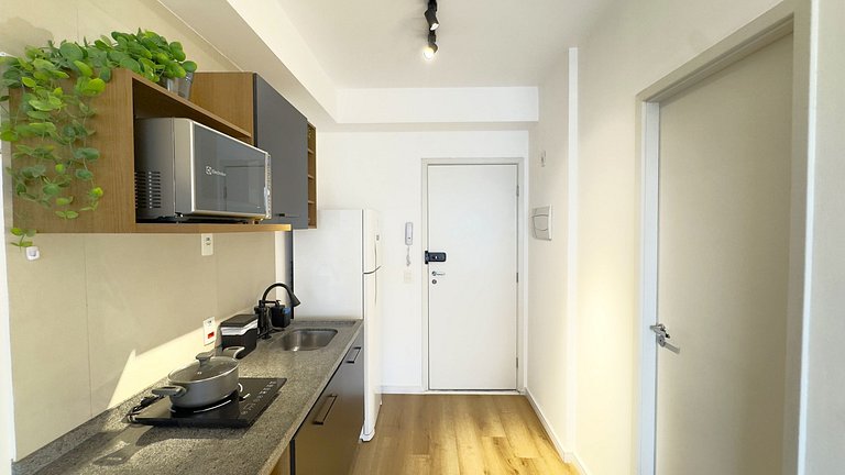 Studio Exclusivo no centro de SP + AC e Piscina