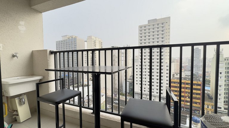 Studio Exclusivo no centro de SP + AC e Piscina