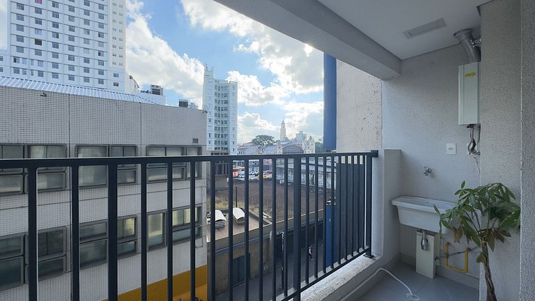 Studio amplo com 2 camas de casal – 20m do Metrô