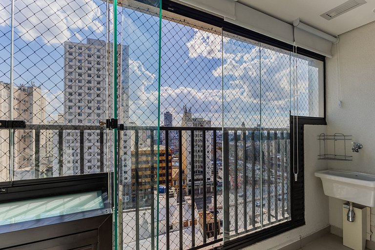 Studio Alto Nível c/ Vista no Centro de SP