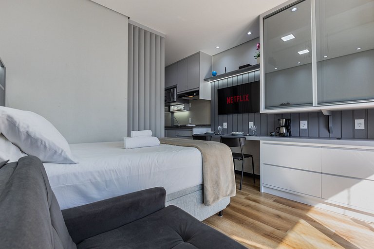 Studio Alto Nível c/ Vista no Centro de SP + Vaga