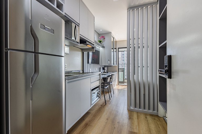 Studio Alto Nível c/ Vista no Centro de SP + Vaga