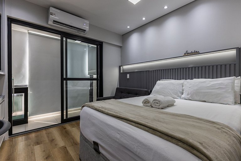 Studio Alto Nível c/ Vista no Centro de SP + Vaga