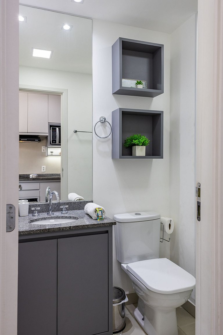 Studio Alto Nível c/ Vista no Centro de SP + Vaga