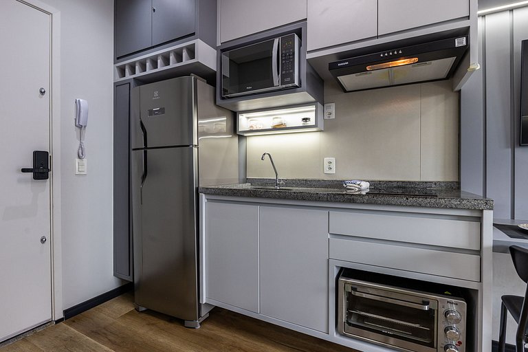 Studio Alto Nível c/ Vista no Centro de SP + Vaga