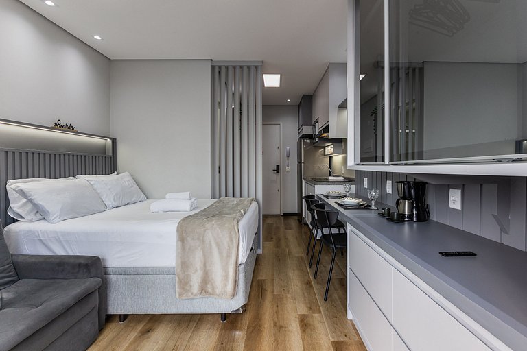 Studio Alto Nível c/ Vista no Centro de SP + Vaga