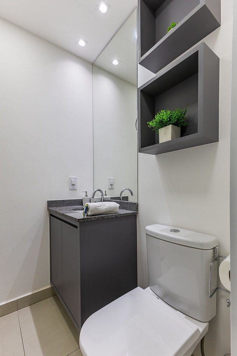 Studio Alto Nível c/ Vista no Centro de SP