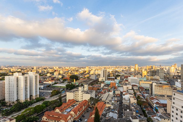 Studio Industrial Moderno + AC e Piscina!