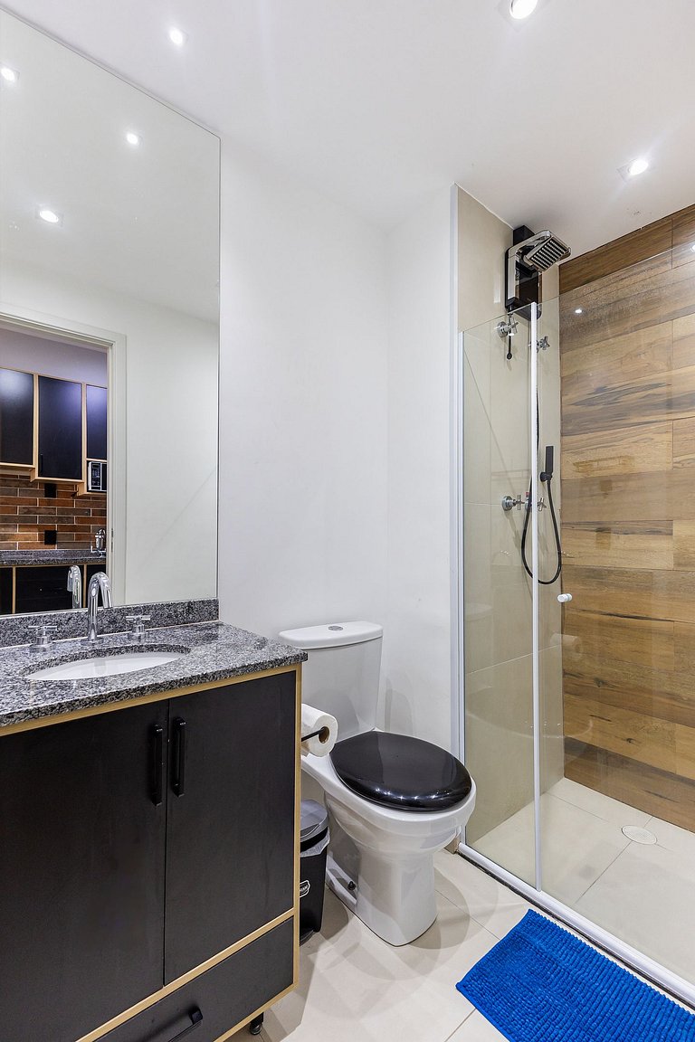 Studio Industrial Moderno + AC e Piscina!