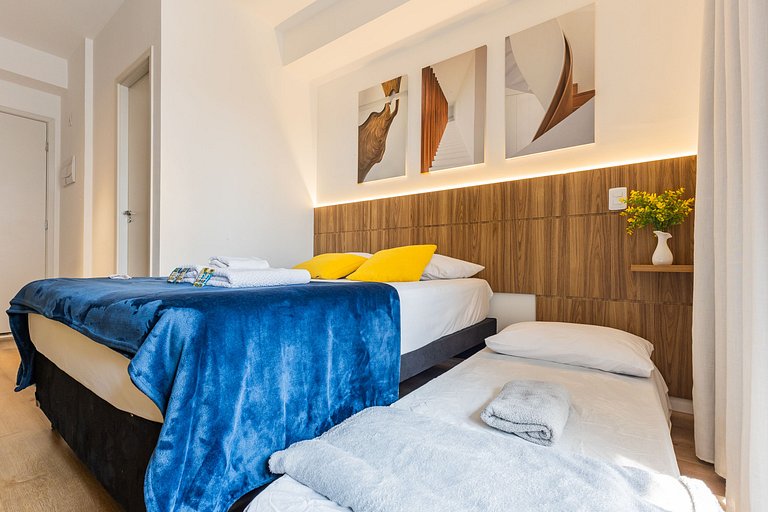 Studio Exclusivo - Centro SP + AC, Piscina e VAGA
