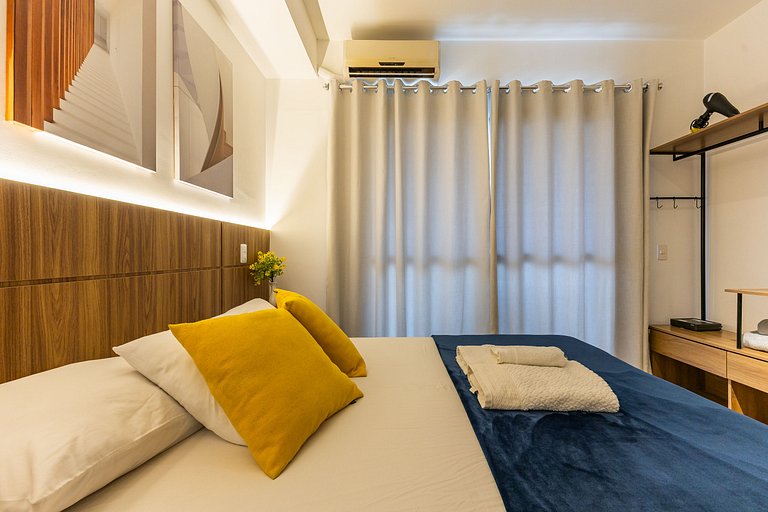 Studio Exclusivo - Centro SP + AC, Piscina e VAGA
