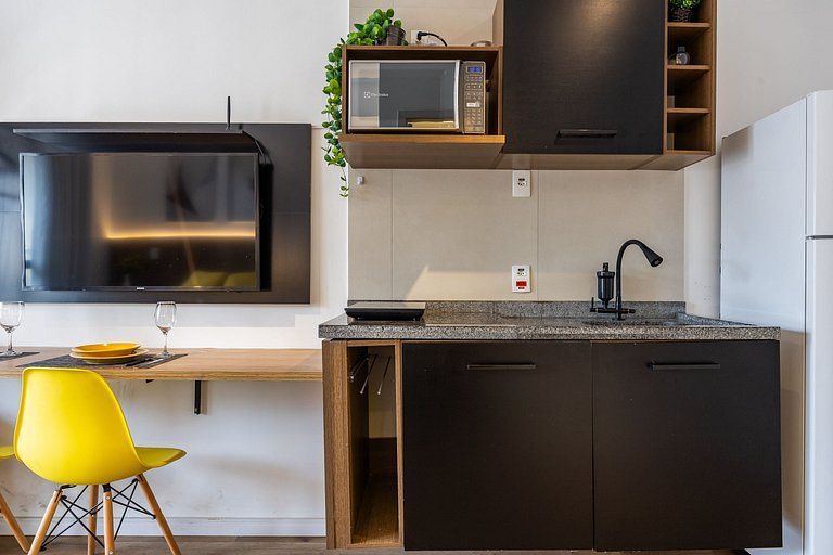 Studio Exclusivo - Centro SP + AC, Piscina