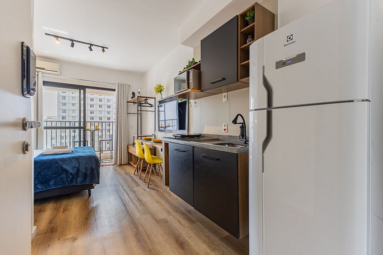 Studio Exclusivo - Centro SP + AC, Piscina e VAGA