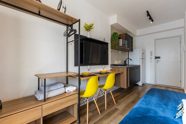 Studio Exclusivo - Centro SP + AC, Piscina e VAGA