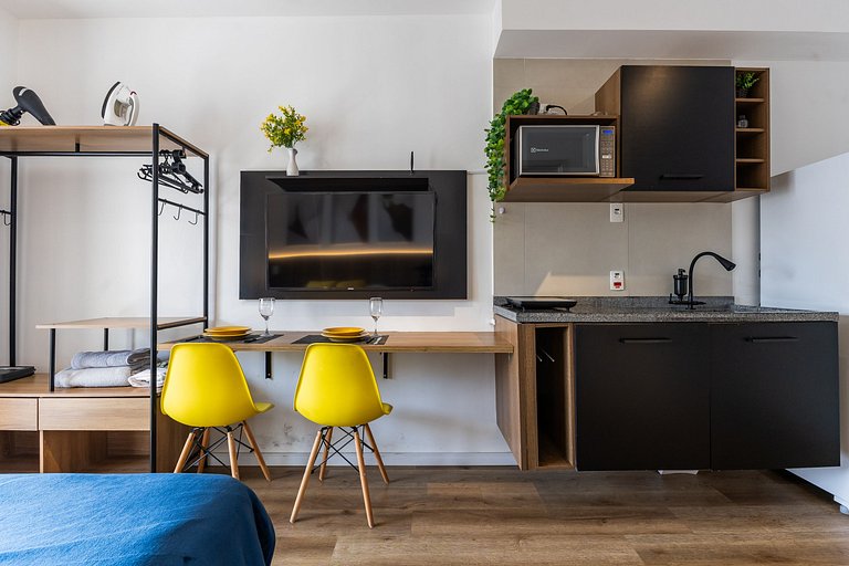 Studio Exclusivo - Centro SP + AC, Piscina e VAGA