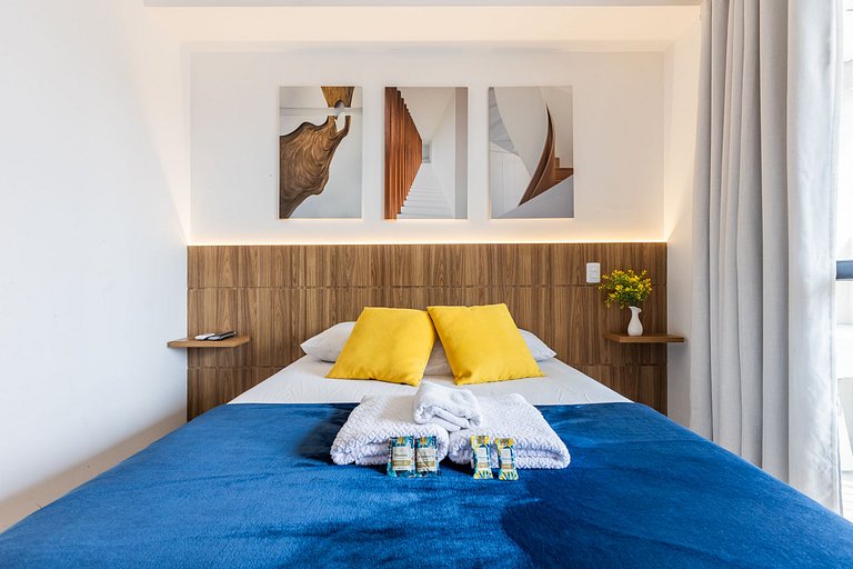 Studio Exclusivo - Centro SP + AC, Piscina