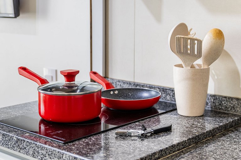 Studio Calmo no Topo de SP + AC + Piscina