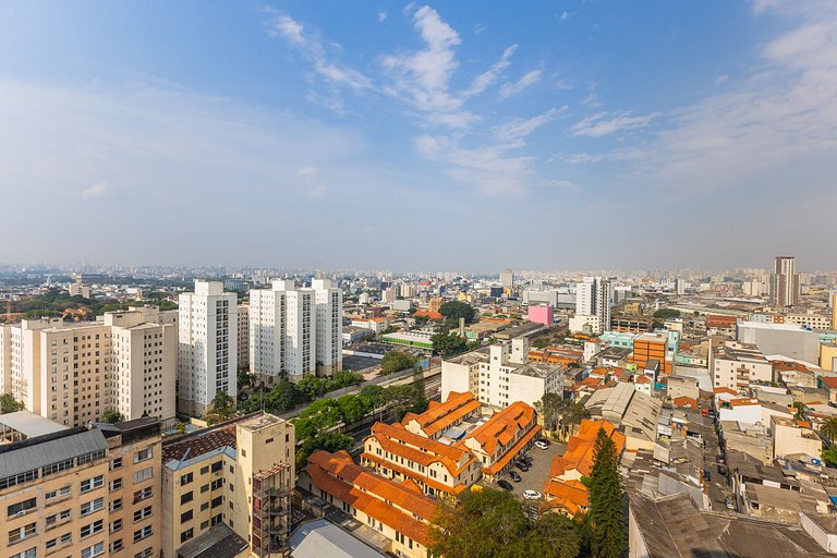 Studio Calmo no Topo de SP + AC + Piscina