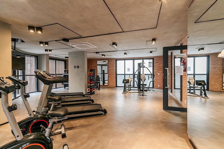 Apê 200 metros da Av Paulista - Academia + Piscina