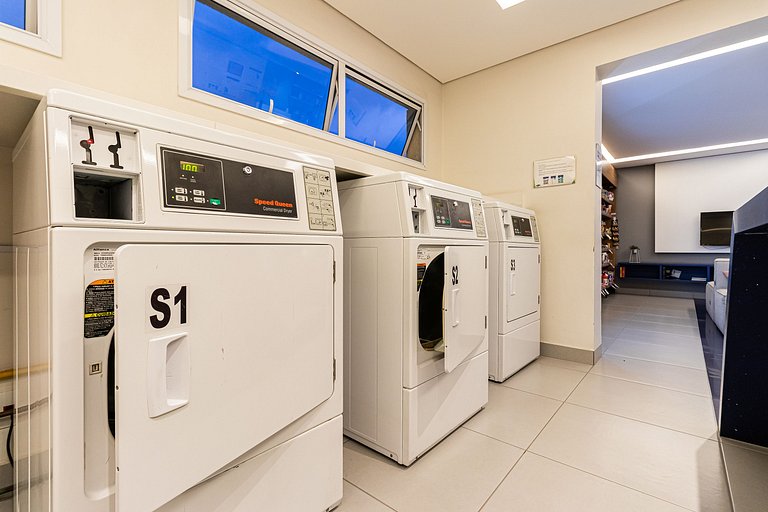 Apê no 22º - Ar Condicionado, Academia, Maq. Lavar