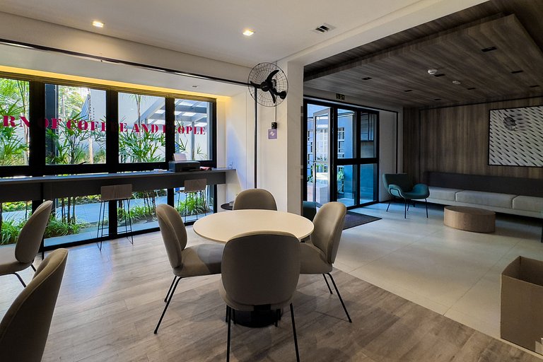 Luxo na Faria Lima + AC, Academia e Piscina