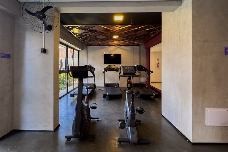 Luxo na Faria Lima + AC, Academia e Piscina