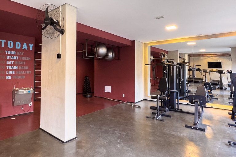 Luxo na Faria Lima + AC, Academia e Piscina