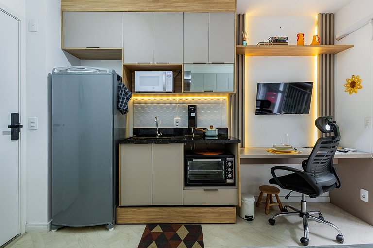 Studio Calmo e Confortável - 650m da Av. Paulista