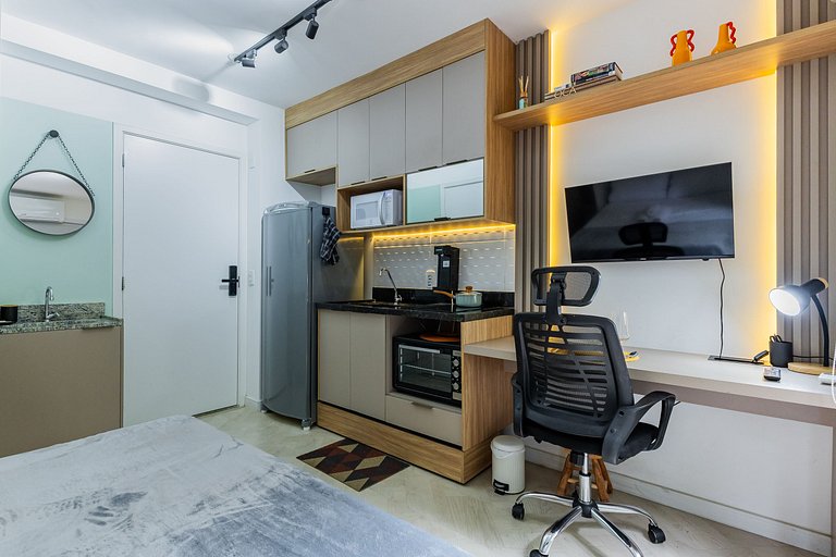Studio Calmo e Confortável - 650m da Av. Paulista