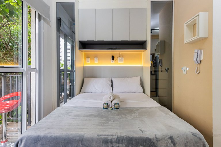 Studio Calmo e Confortável - 650m da Av. Paulista